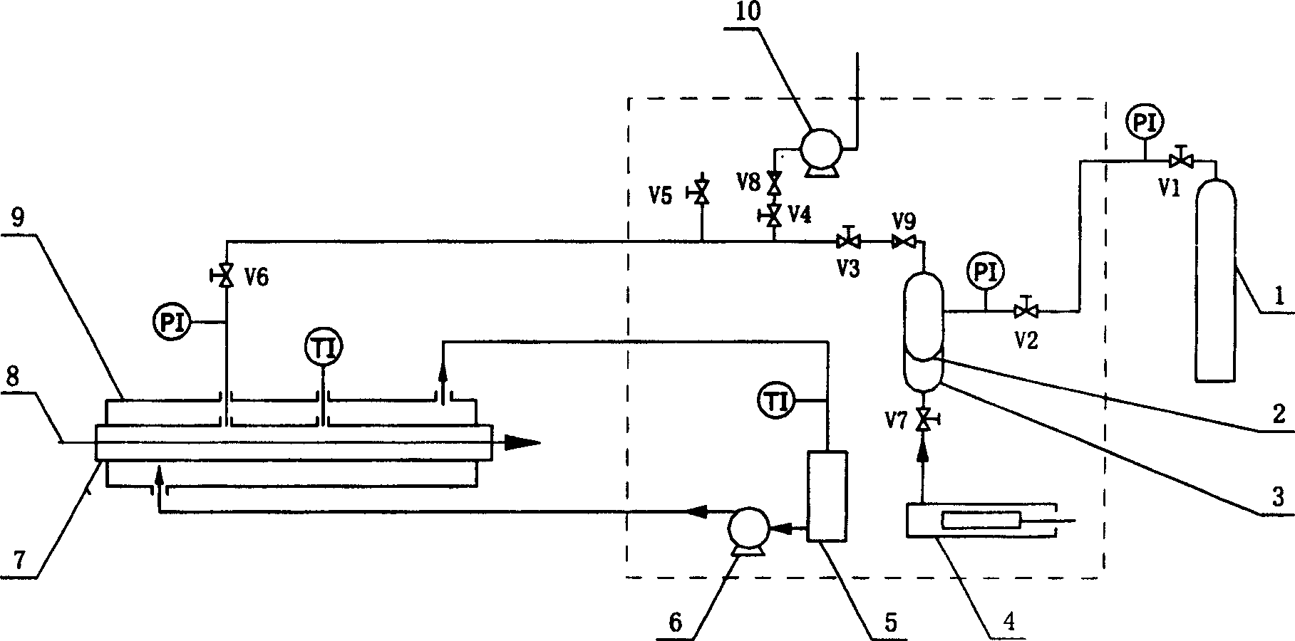Approximate outer fluid generator for pulsed laser Q modulation