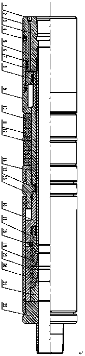 Hydraulically controlled internal and external two-way compression packer