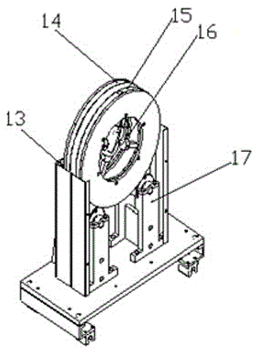 A transparent manual clamping support frame for a rectangular tube plate laser cutting machine