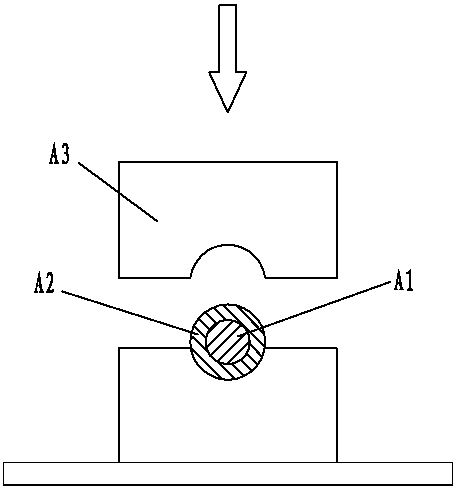 Large-diameter stainless steel stay cable and manufacturing method thereof