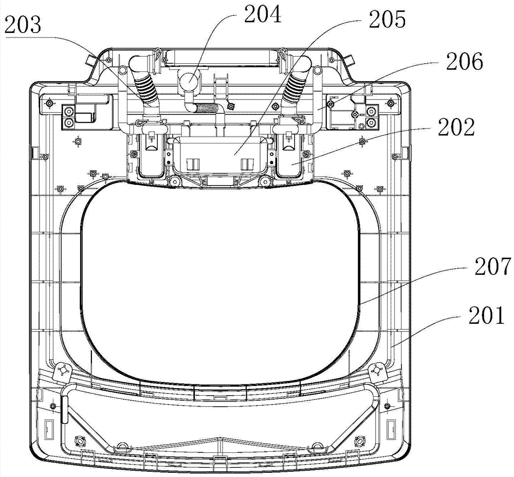 Washing machine washing agent box assembly and washing machine having same