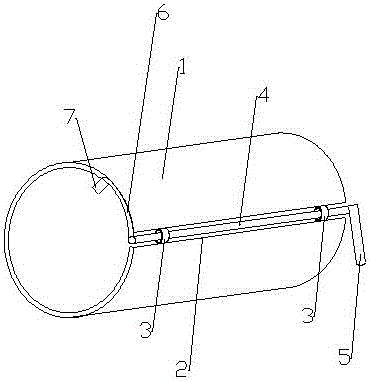 A crucible knife removal device