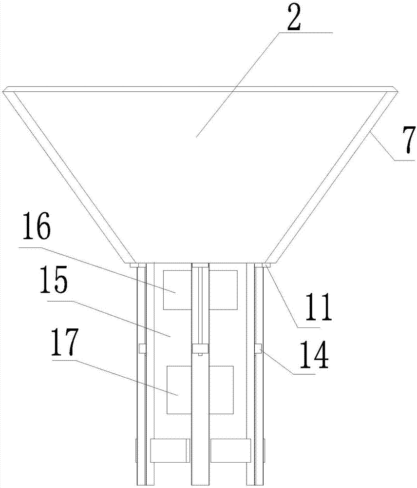 Inverted-umbrella-shaped leaf and fruit collecting device