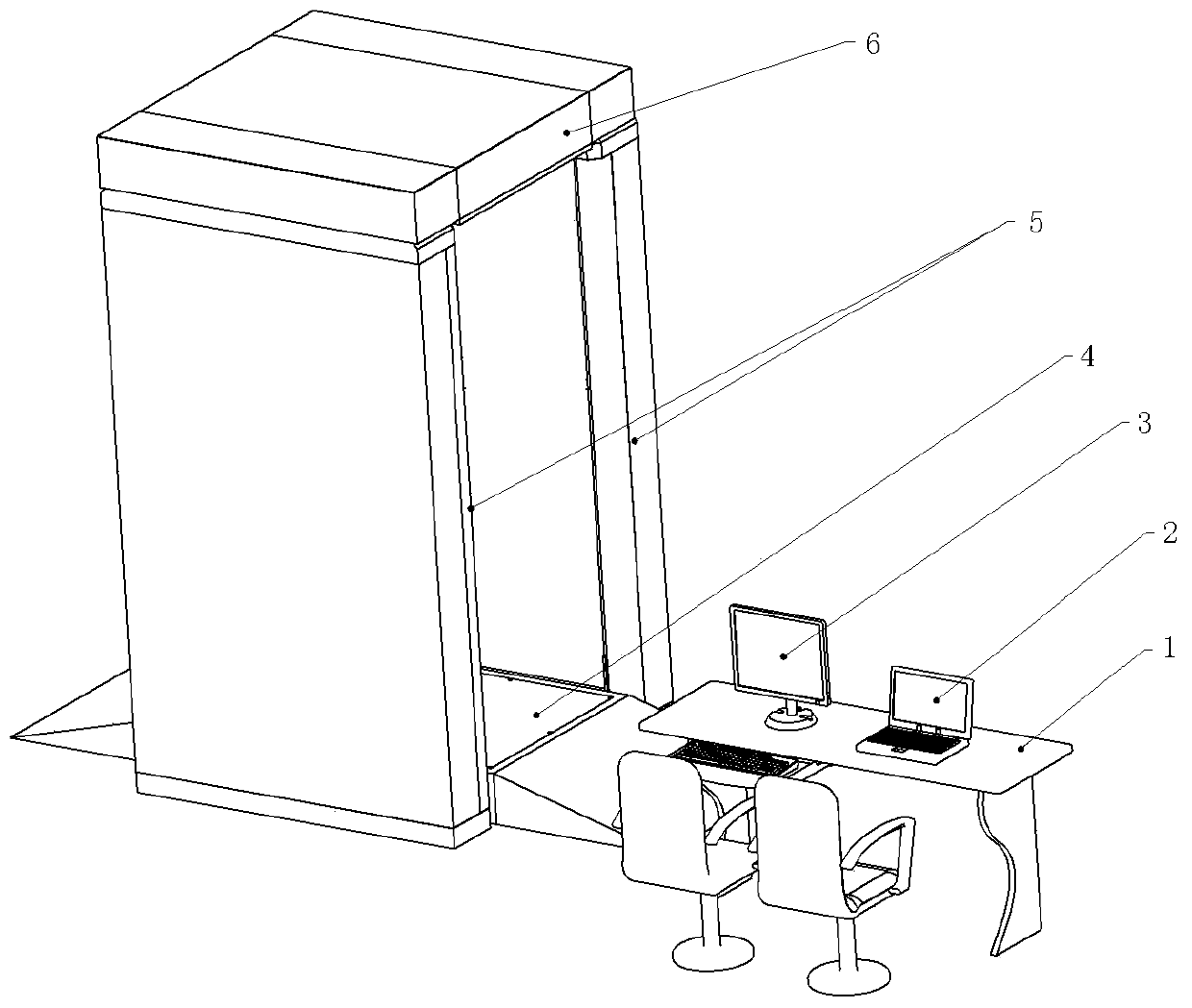 A modular quick installation security door