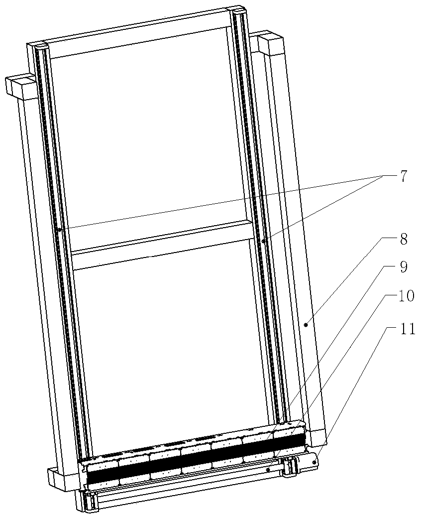 A modular quick installation security door