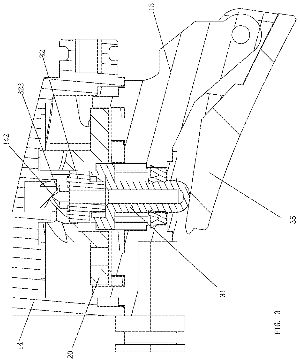 Waterway switching mechanism and method for switching the waterway switching mechanism