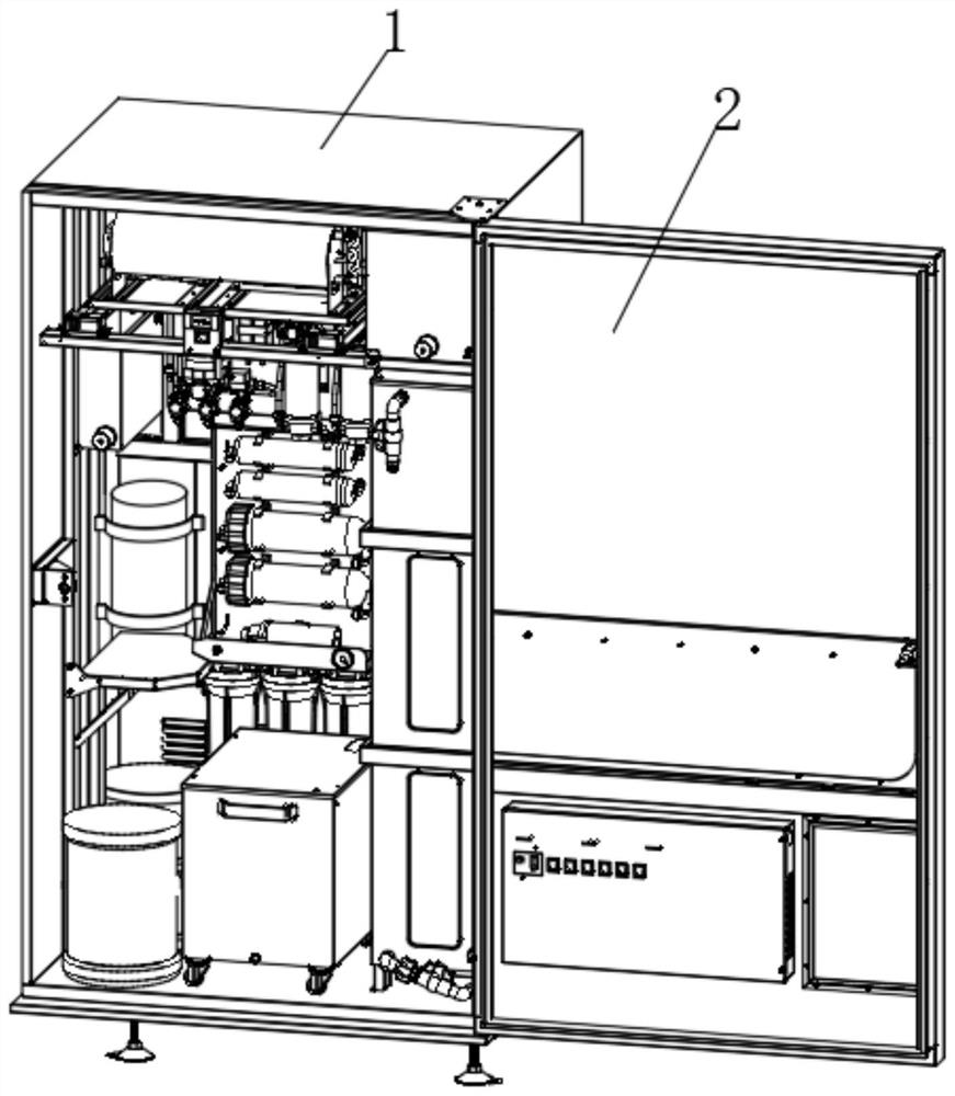 Self-opening-closing moisture absorption type high-voltage switch cabinet