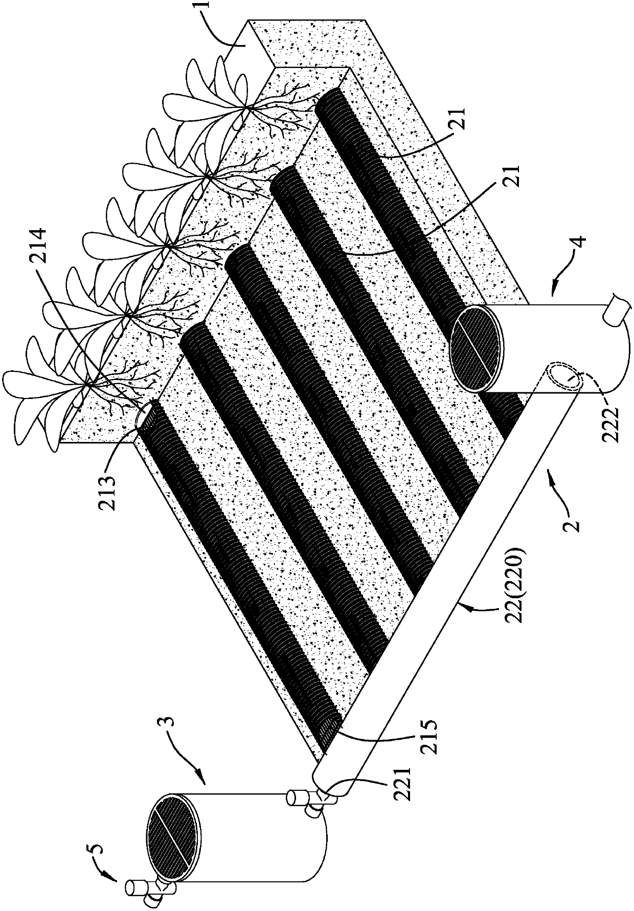 Subterranean irrigation and drainage integration system