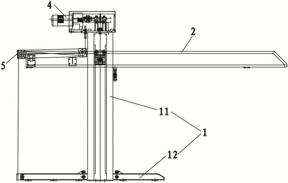 Simple intelligent two-column lifting parking garbage