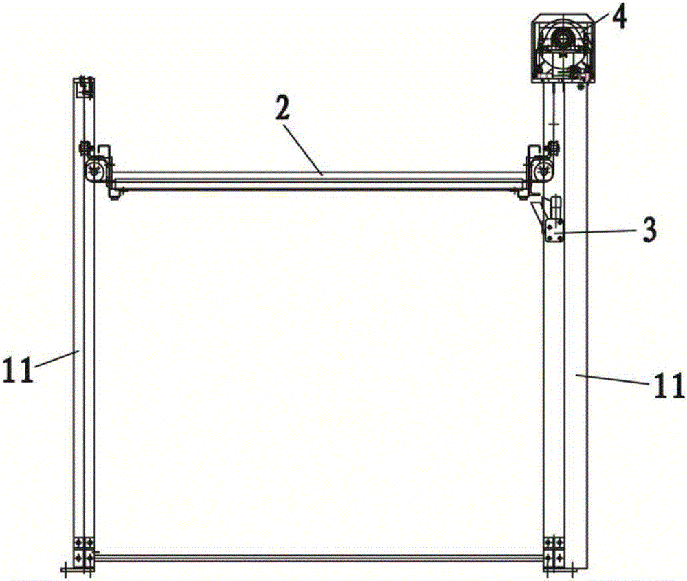 Simple intelligent two-column lifting parking garbage