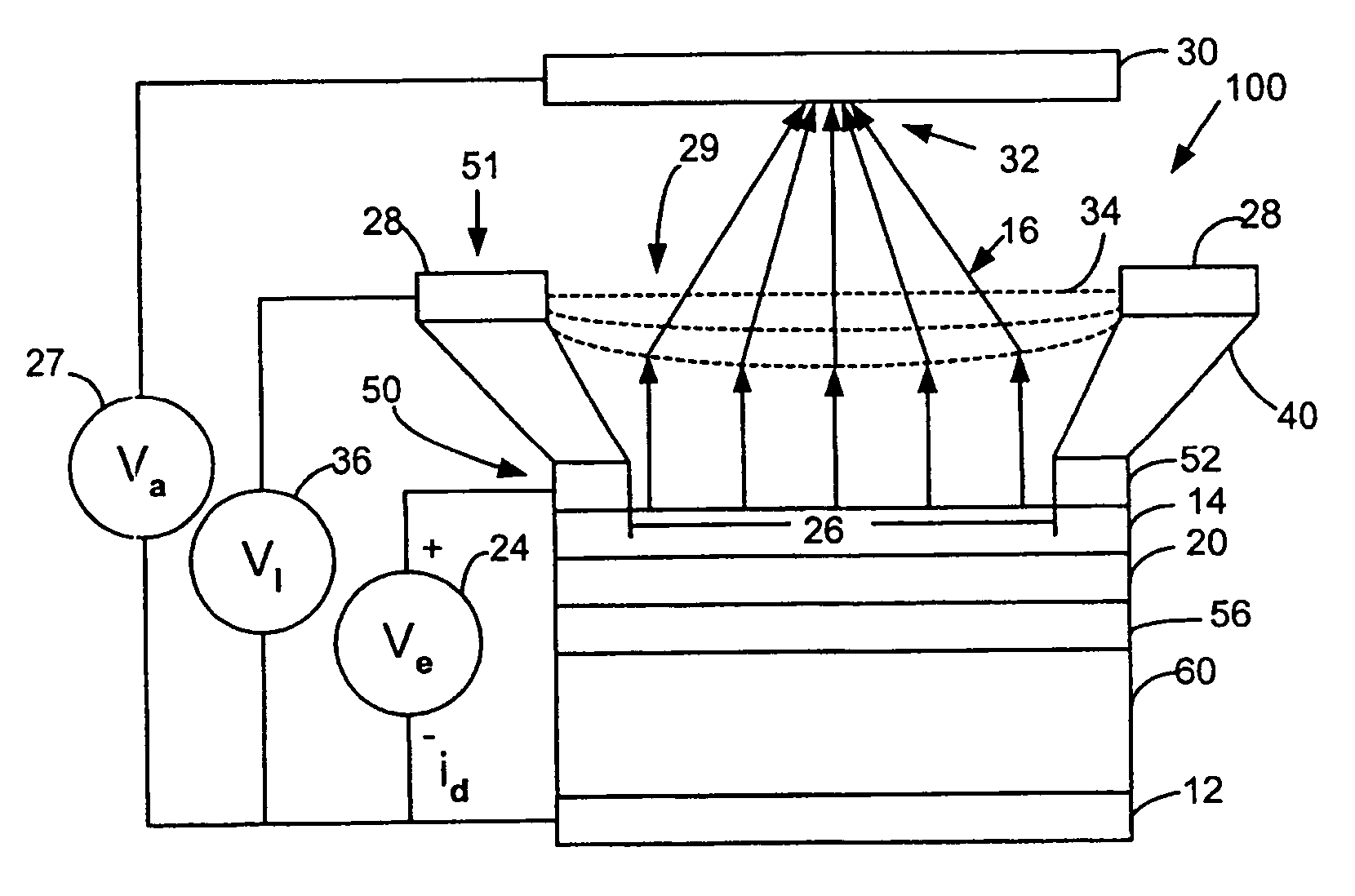 Emitter and method of making