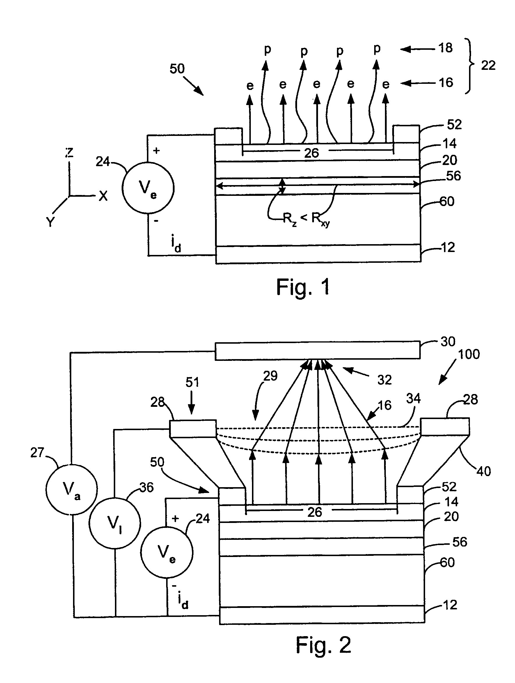 Emitter and method of making