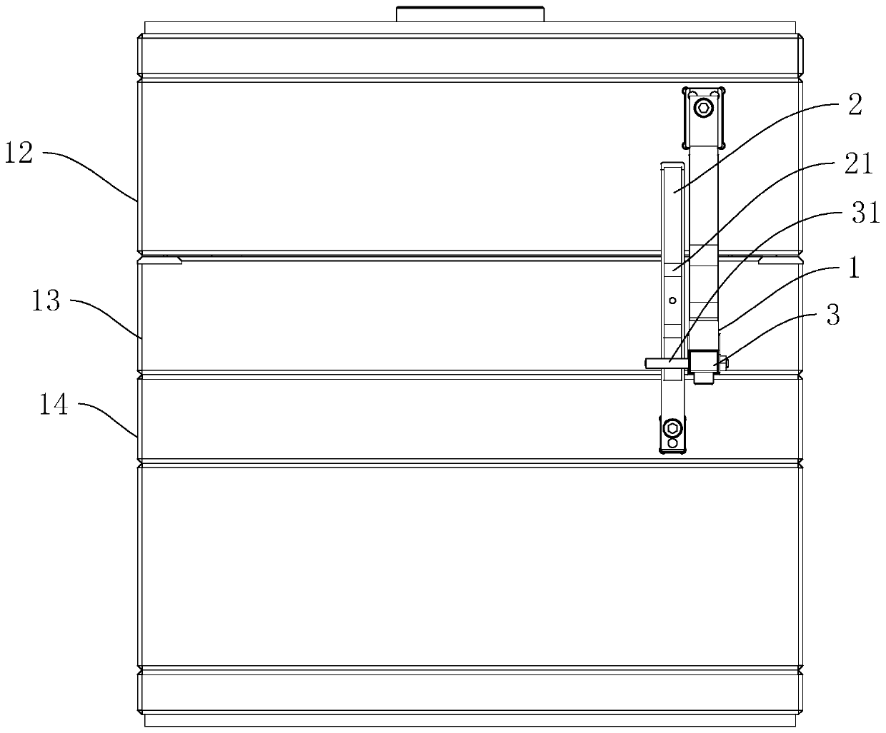 Mold opening and closing sequence control mechanism and three-plate mold