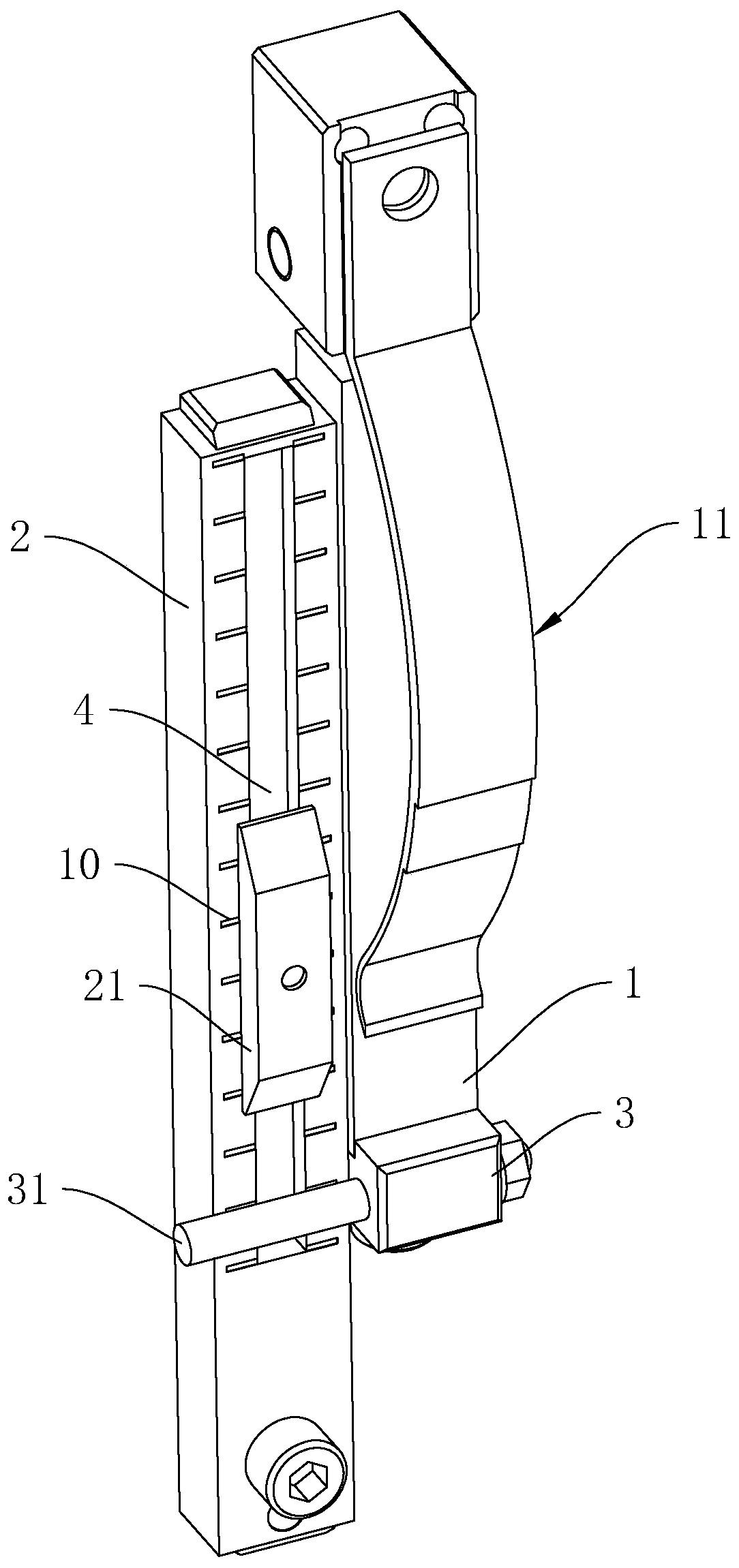 Mold opening and closing sequence control mechanism and three-plate mold