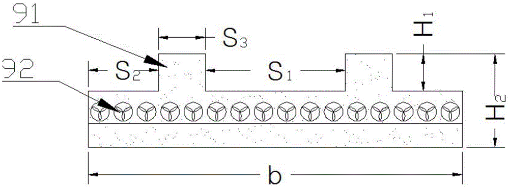 A kind of preparation method of U-shaped transmission belt