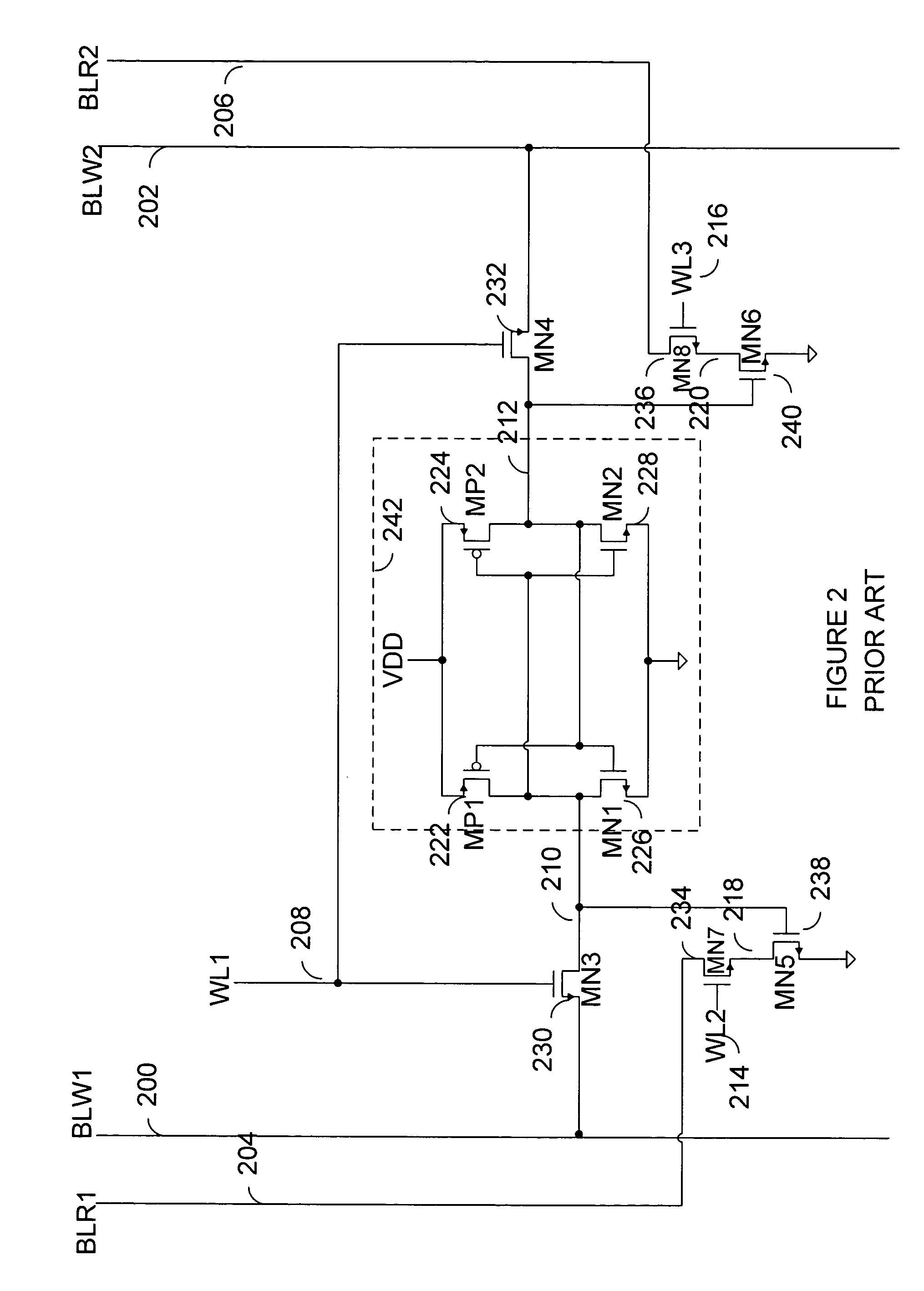 Dual-ported read SRAM cell with improved soft error immunity