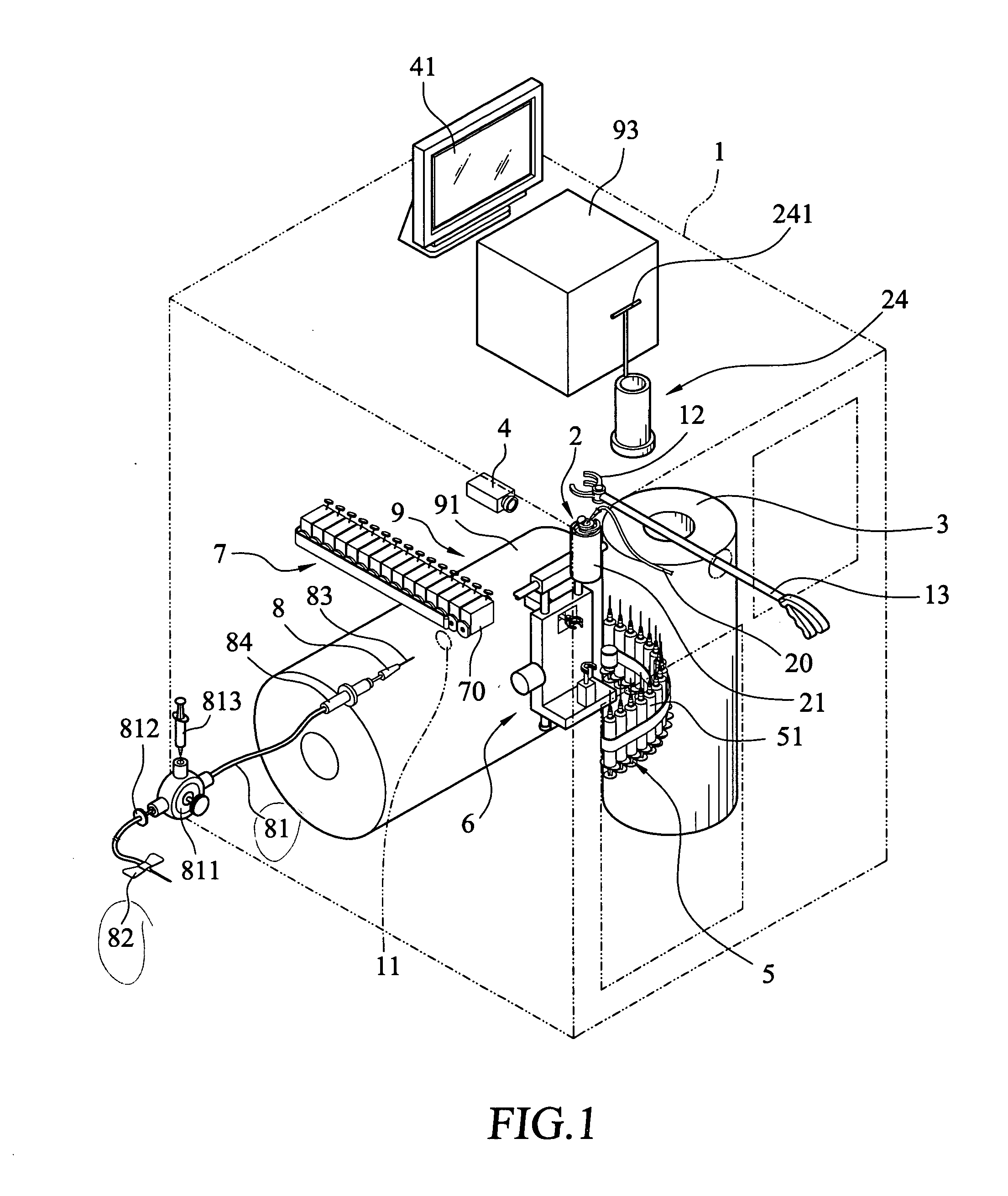 Dispensing and injection system for radiopharmaceuticals