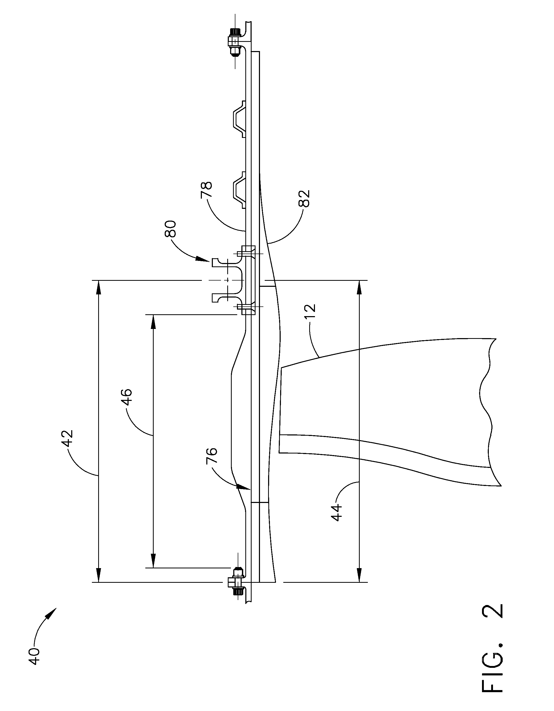 Composite an containment case and method of fabricating the same