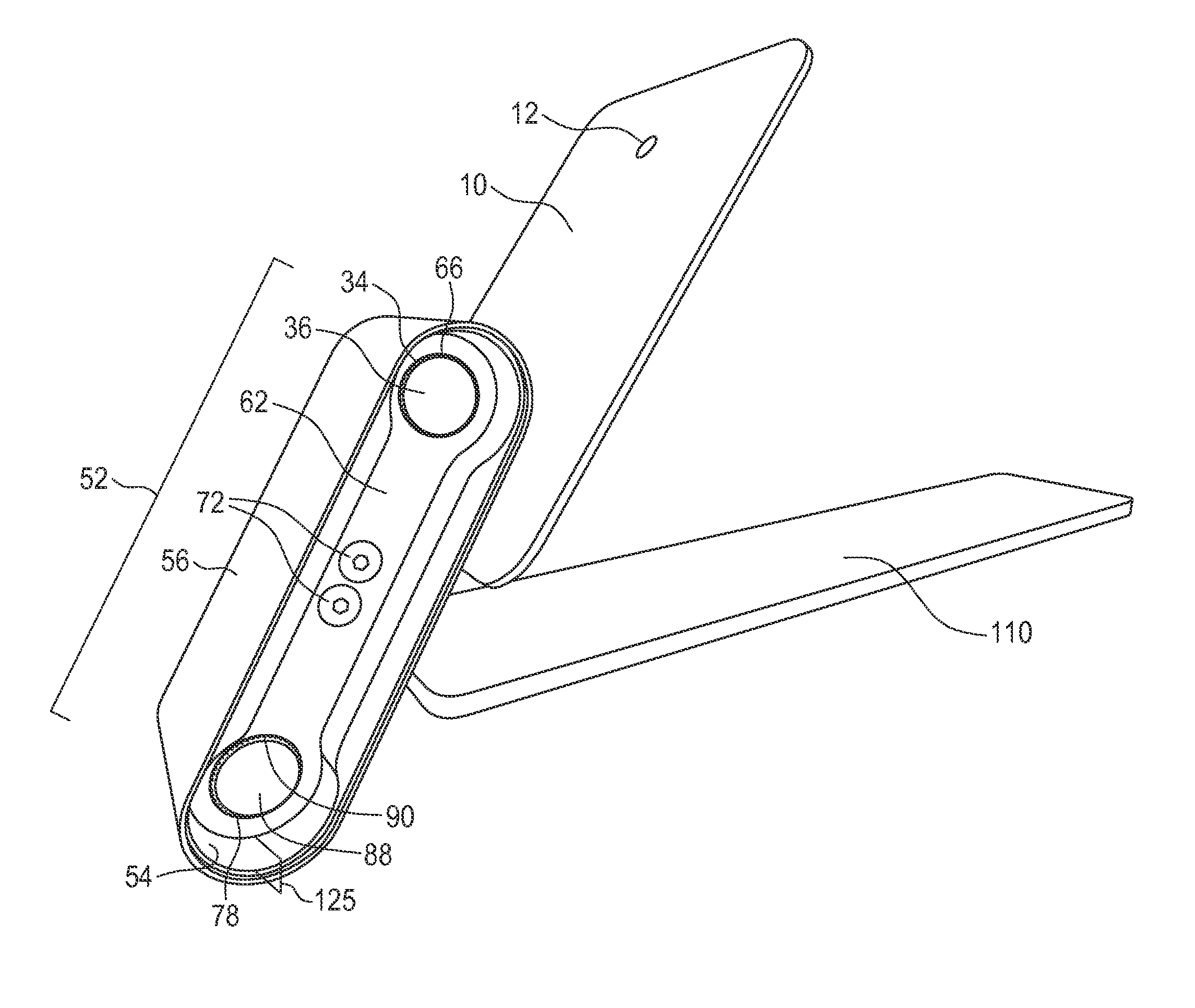 Double Articulating Dental Chair Headrest Apparatus