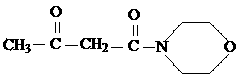 Preparation method for resin curing agent N-acetoacetyl morpholine