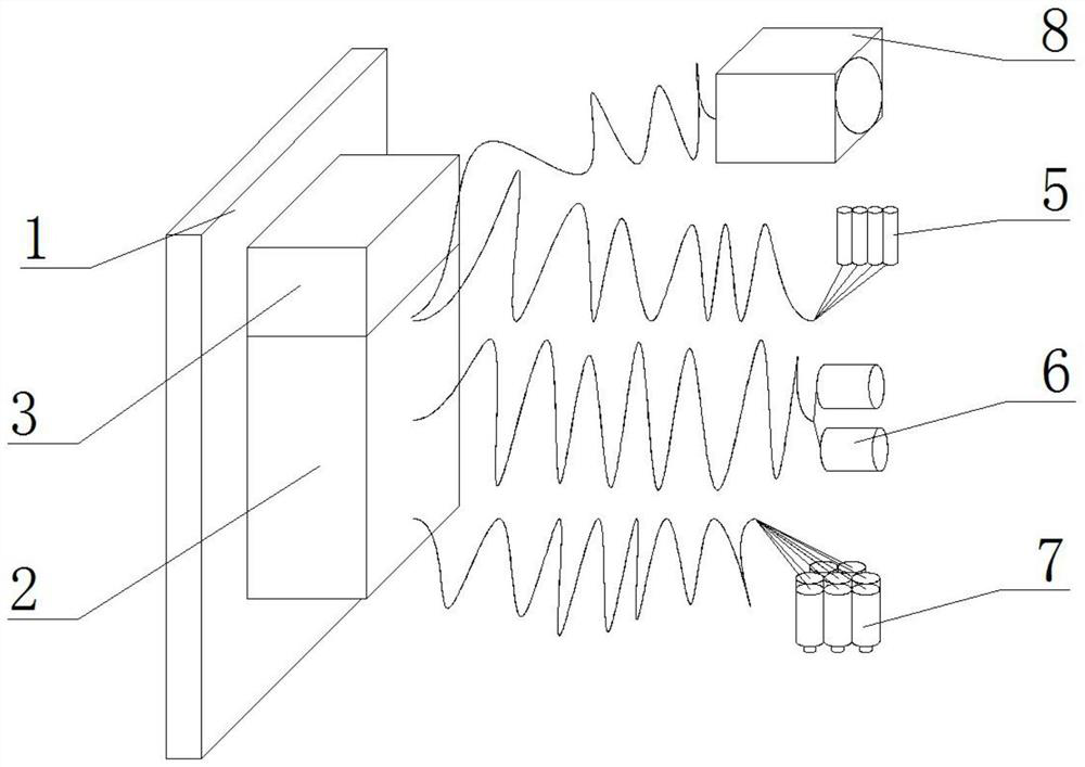 Obstacle collision early warning device based on vehicle-road cooperation