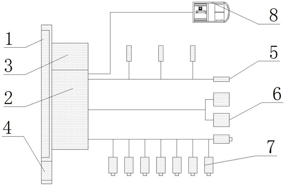 Obstacle collision early warning device based on vehicle-road cooperation