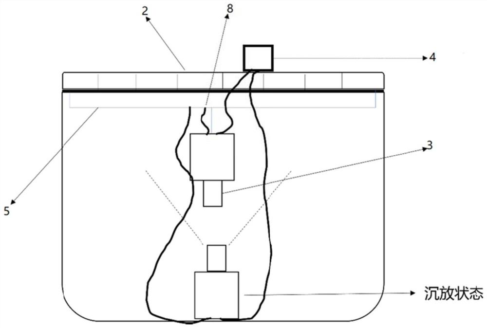 High-resolution real-time 3D marine ranch monitoring device capable of automatically sinking