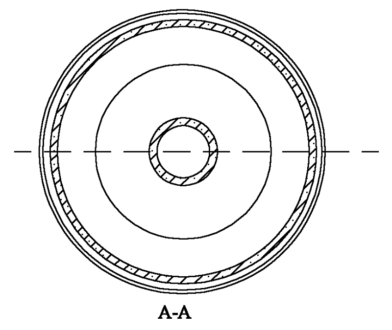 Solar groove type thermal power generation evacuated collector tube and preparation method thereof