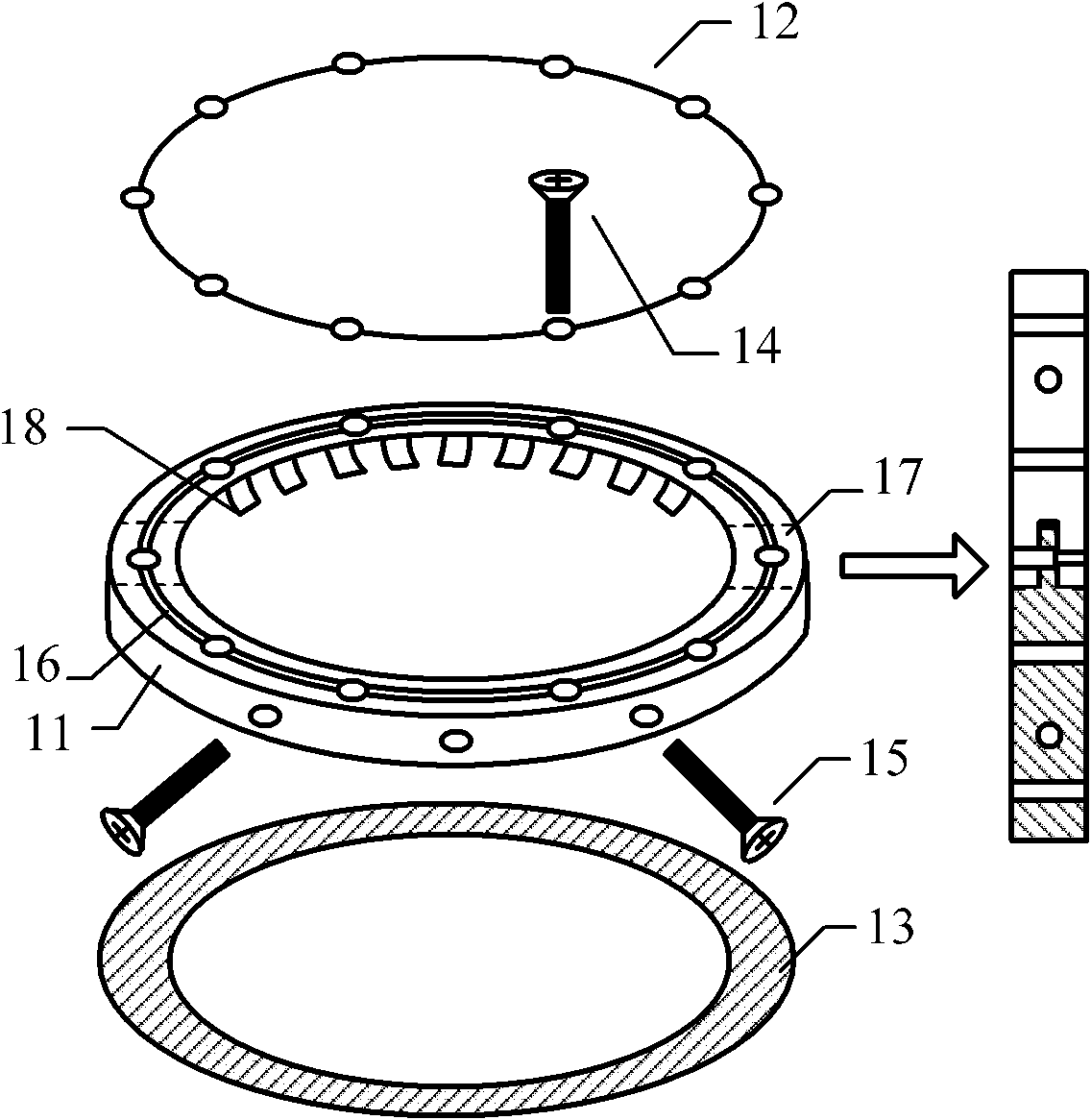 Insulator leakage current collecting ring and insulator leakage current collecting device