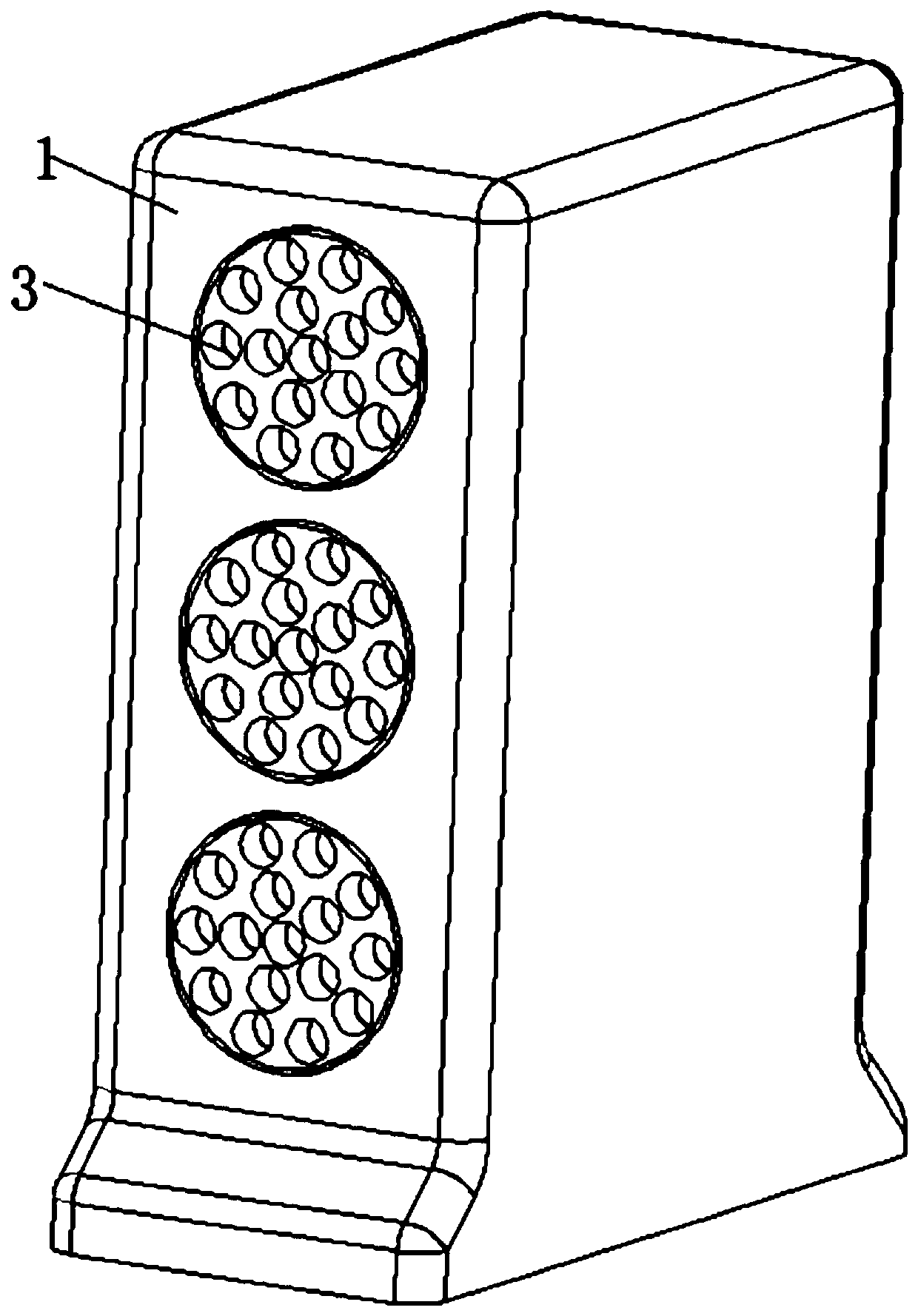 Water-cooled computer mainframe box and cooling method thereof