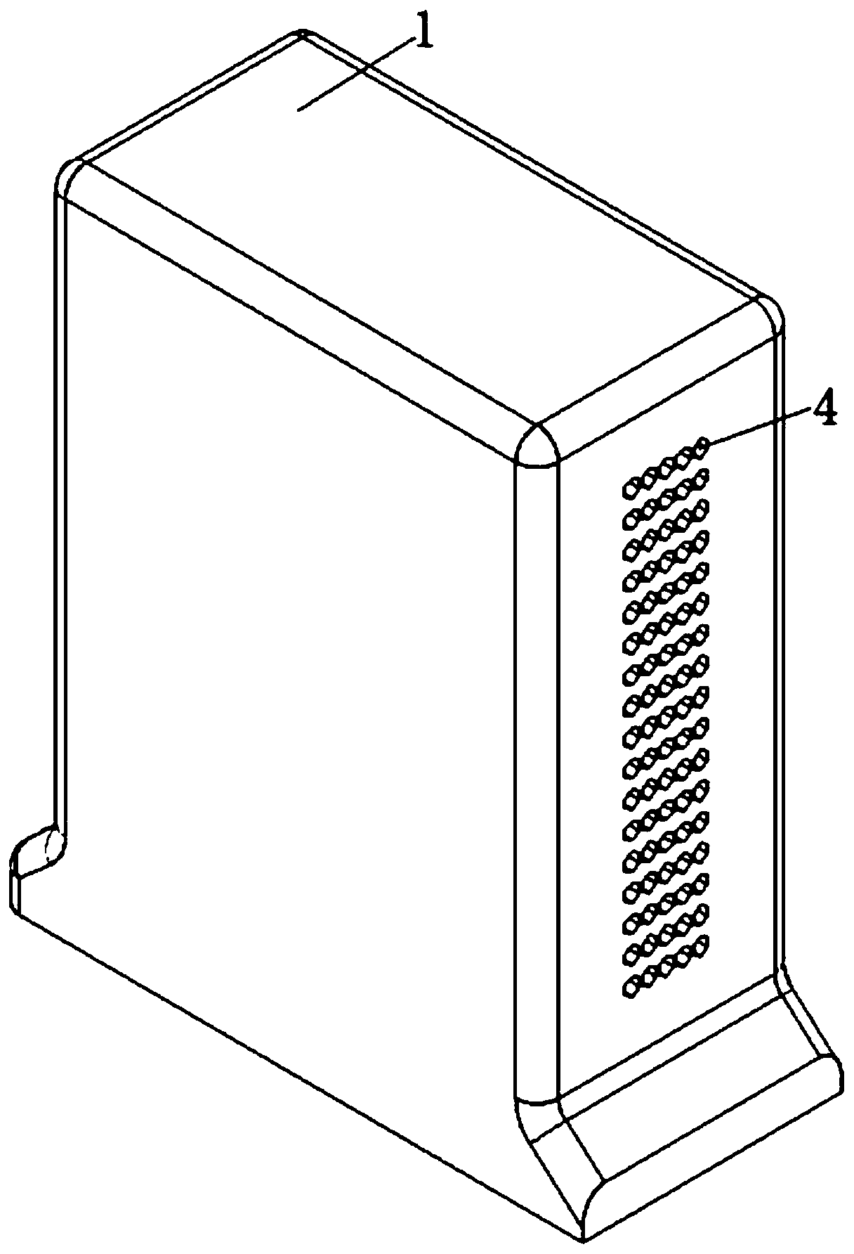 Water-cooled computer mainframe box and cooling method thereof