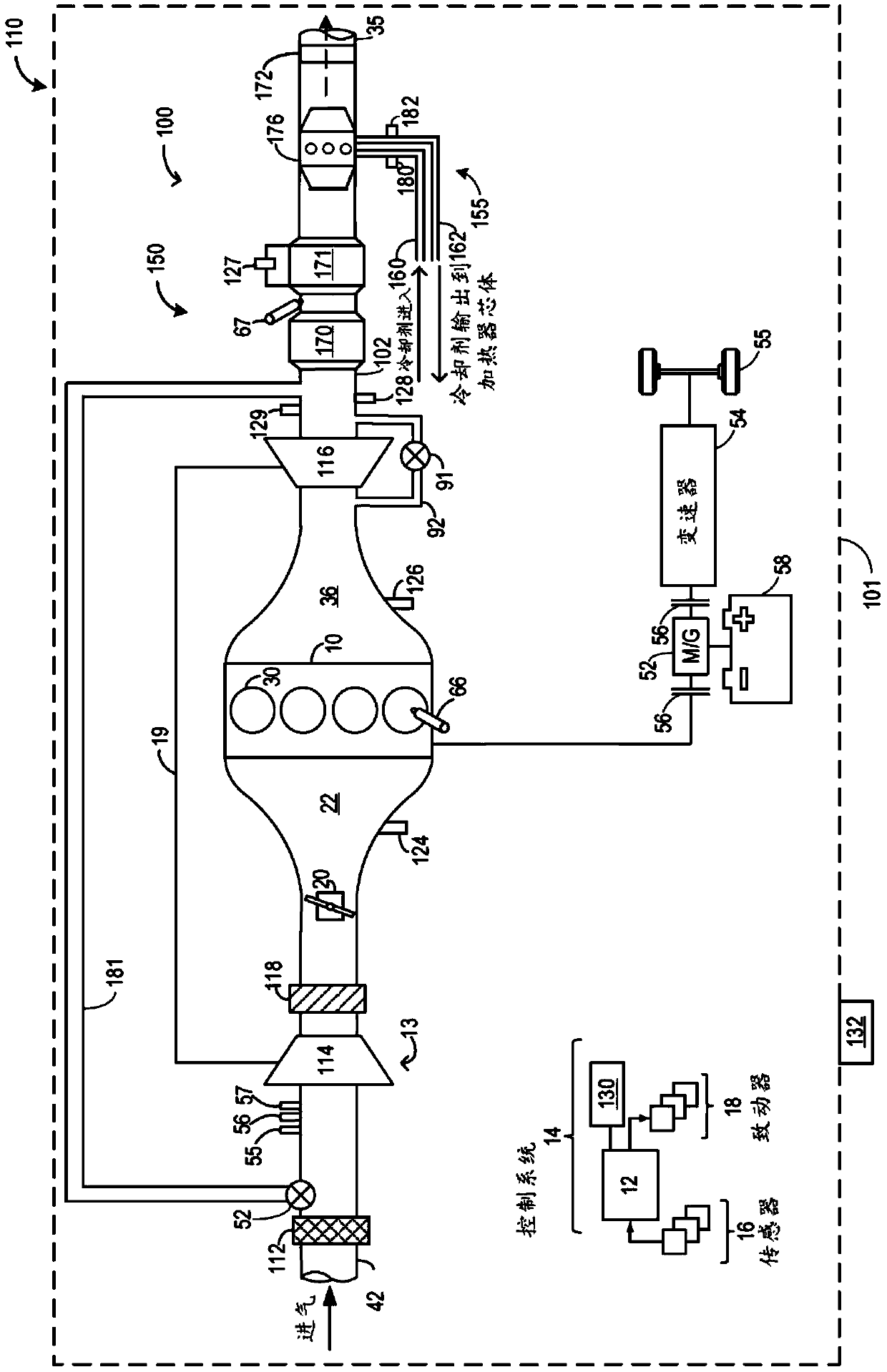 Method and device for vehicle cabin heating