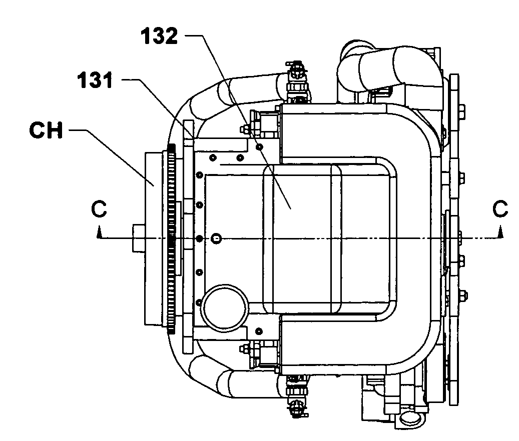Opposite radial rotary-piston engine of choronski-modification