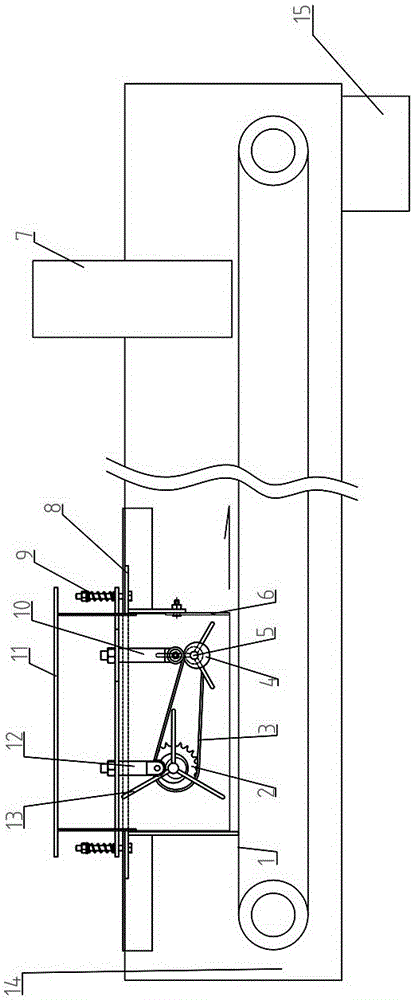 Material flow shaping device