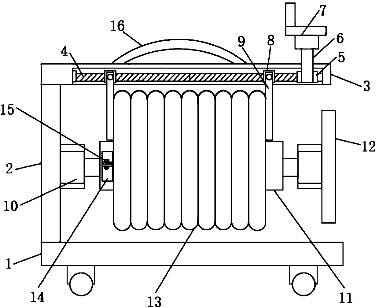 Communication cable fixing device