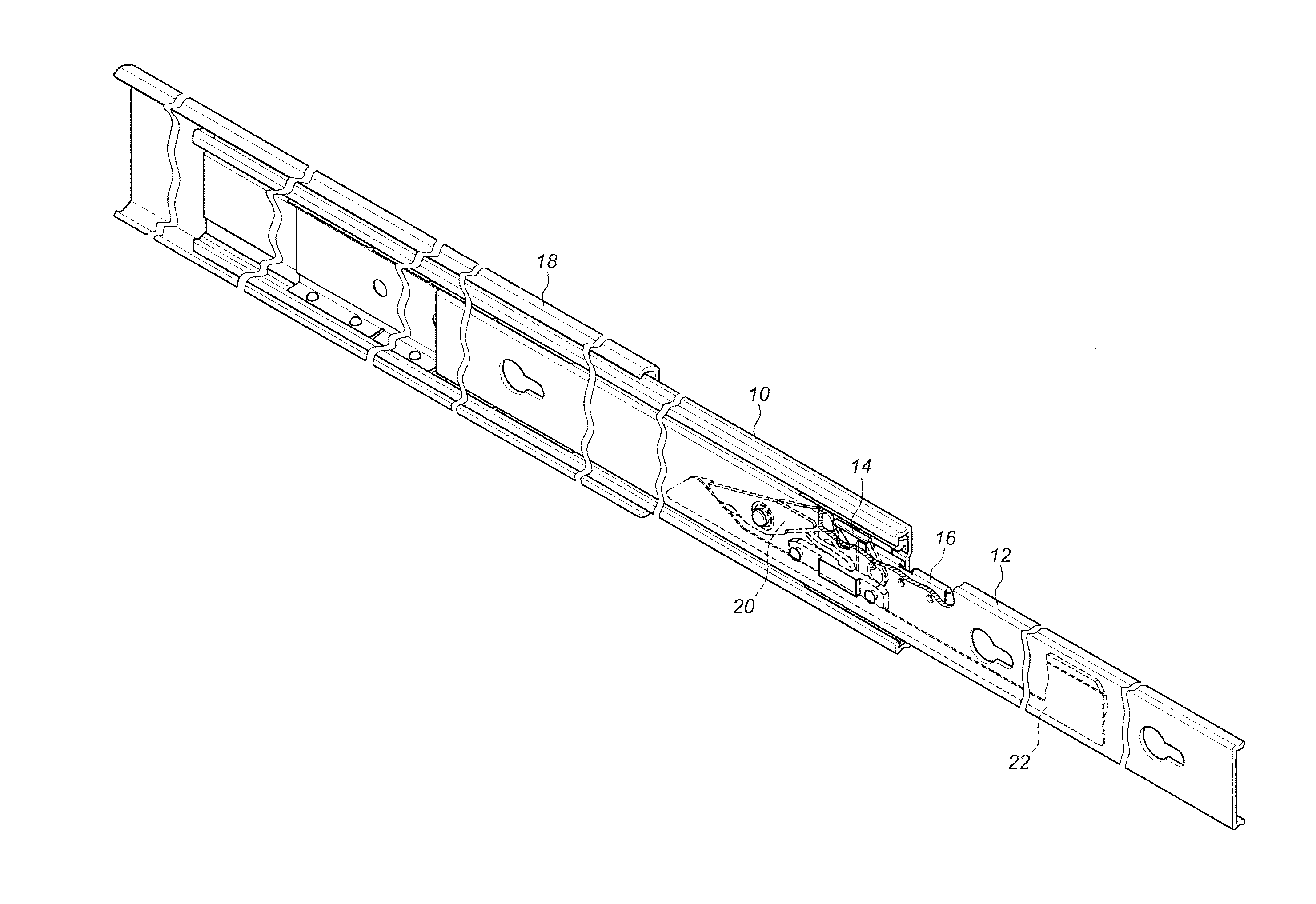 Slide assembly with deceleration device