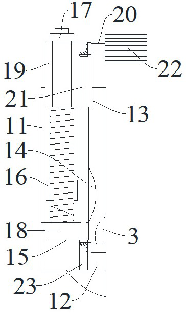 A conveying device for wind blade production and processing