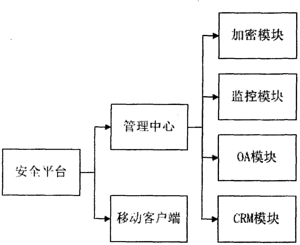 Security platform based on mobile terminal