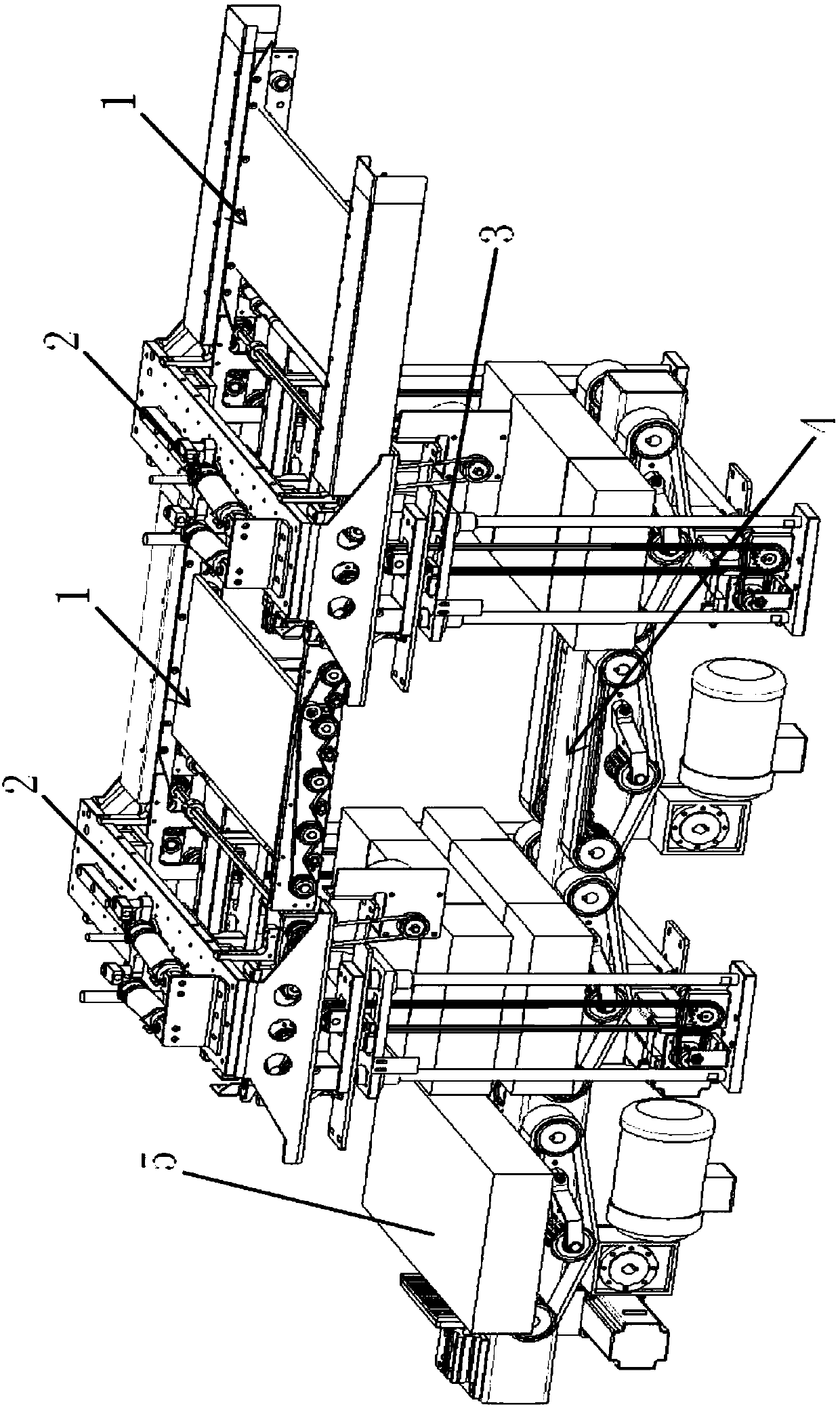 An automatic stacking device and stacking method thereof