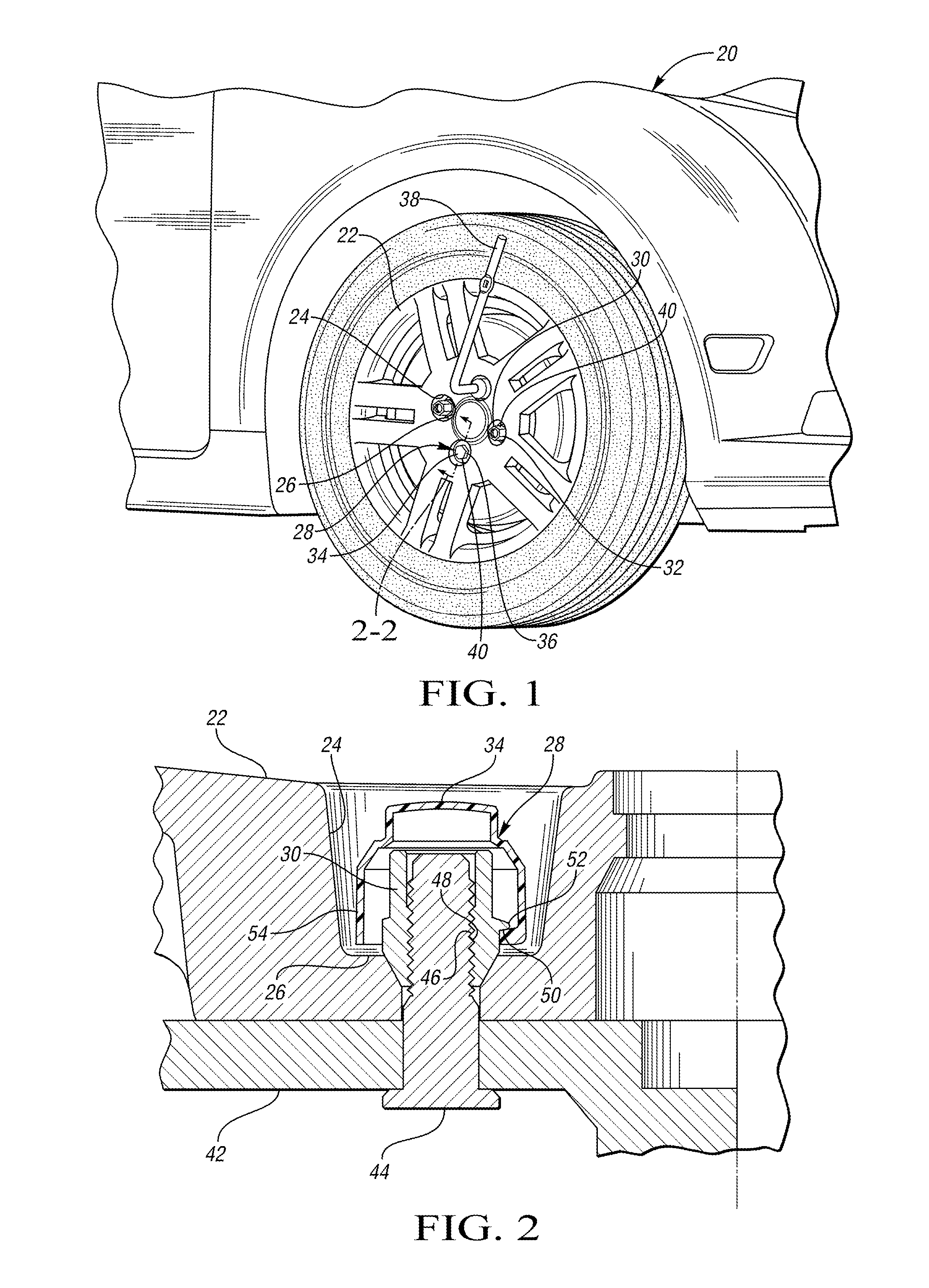 Turn limited wheel lug nut and nut cap