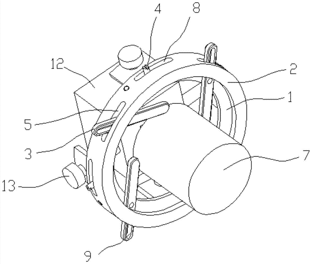 A flange structure suitable for infrared thermal imaging module