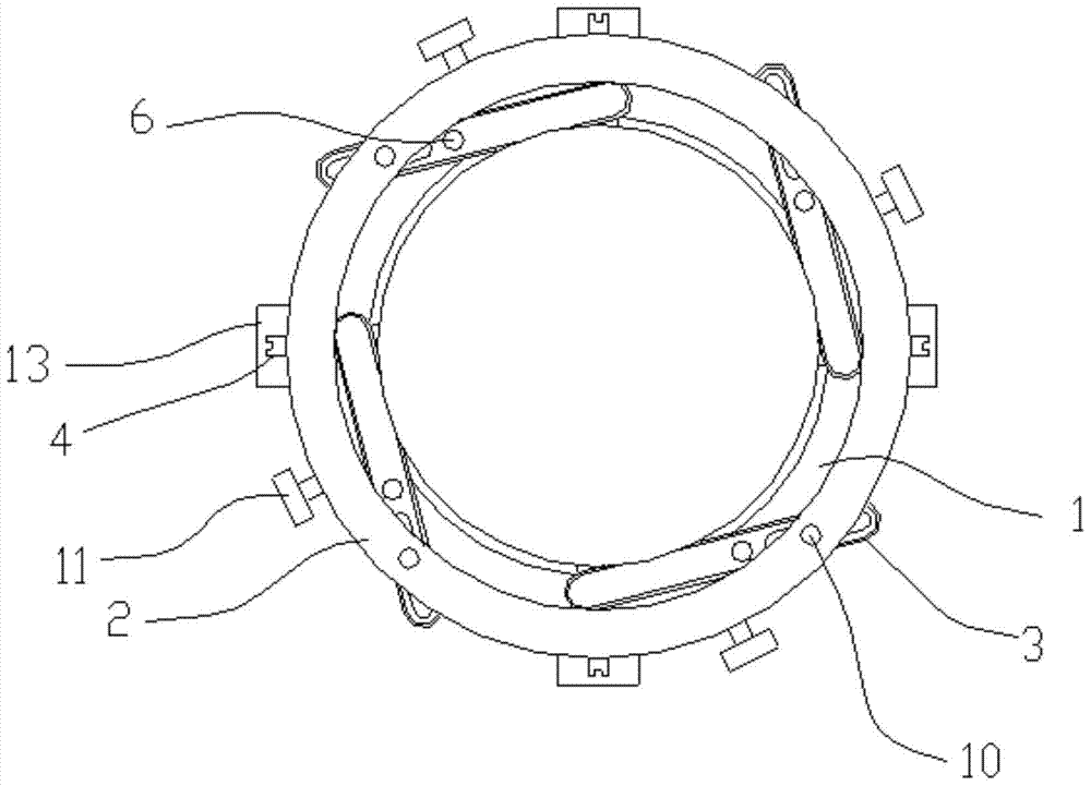 A flange structure suitable for infrared thermal imaging module