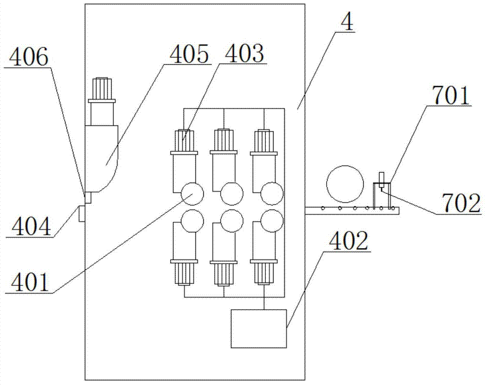 Automatic secondary leveling steel plate shearing production line