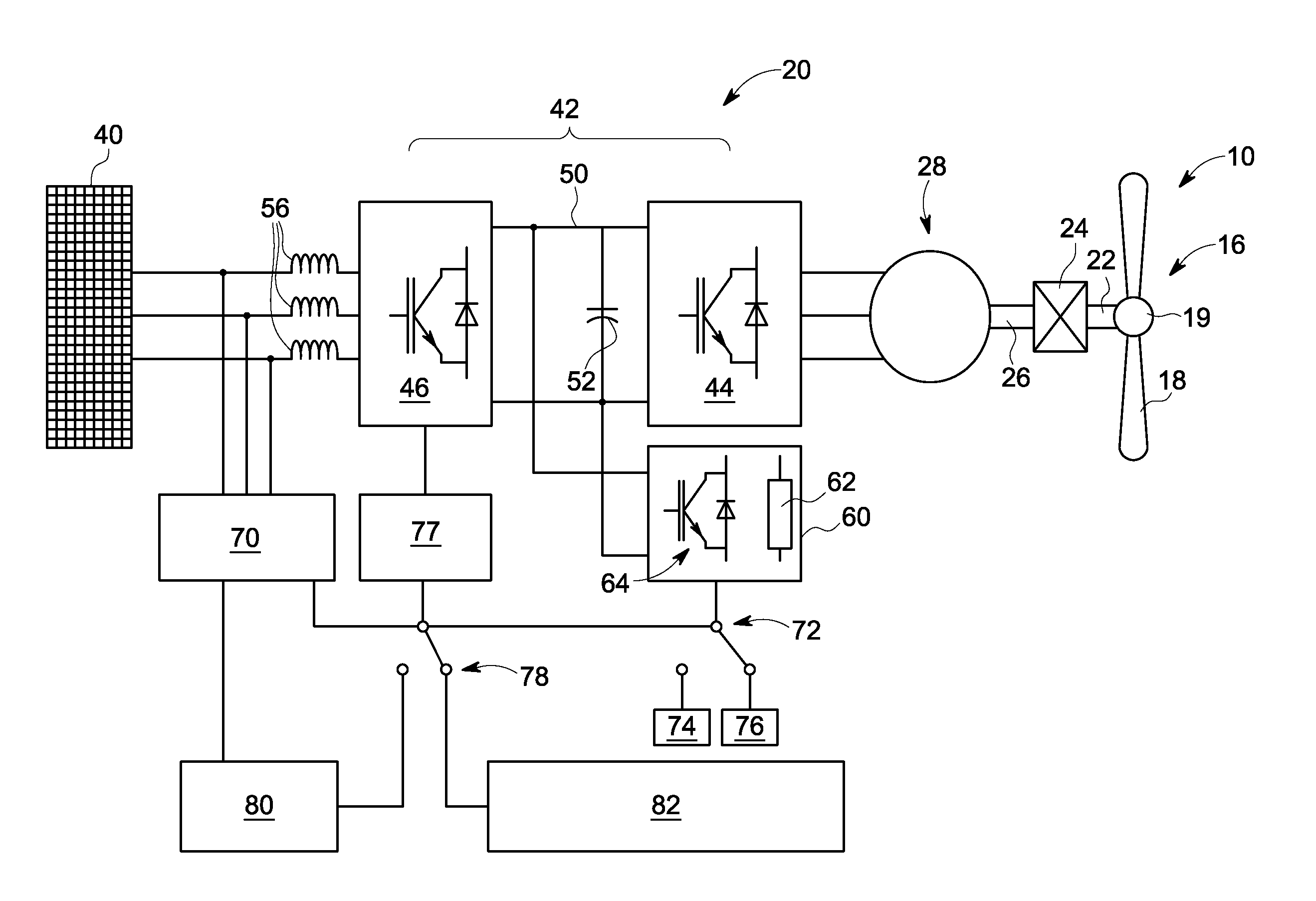 Wind turbine having a high-voltage ride through (HVRT) mode