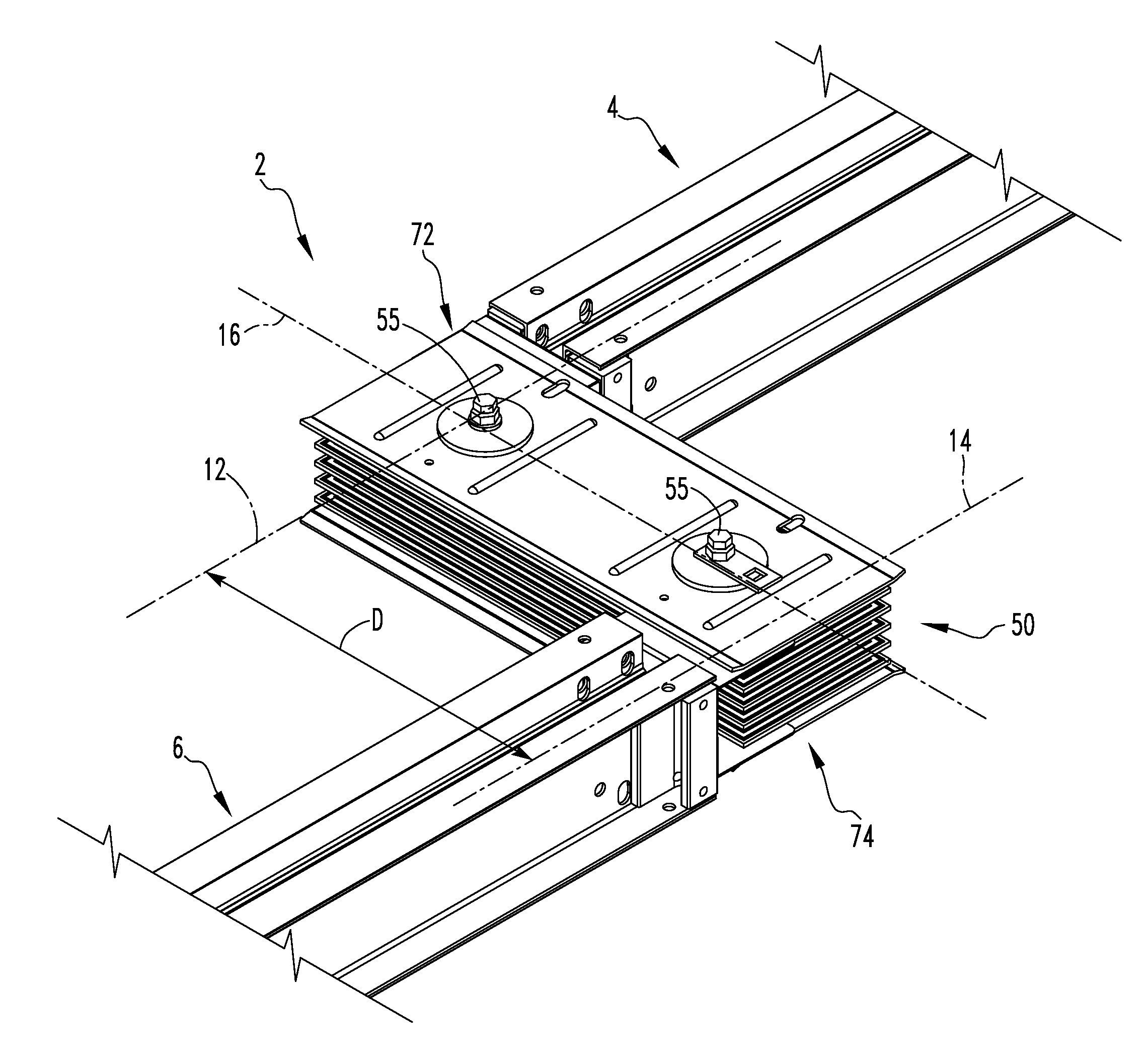 Electrical busway and offset coupling assembly therefor