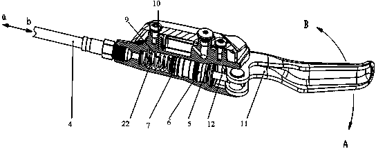A hydraulic disc brake