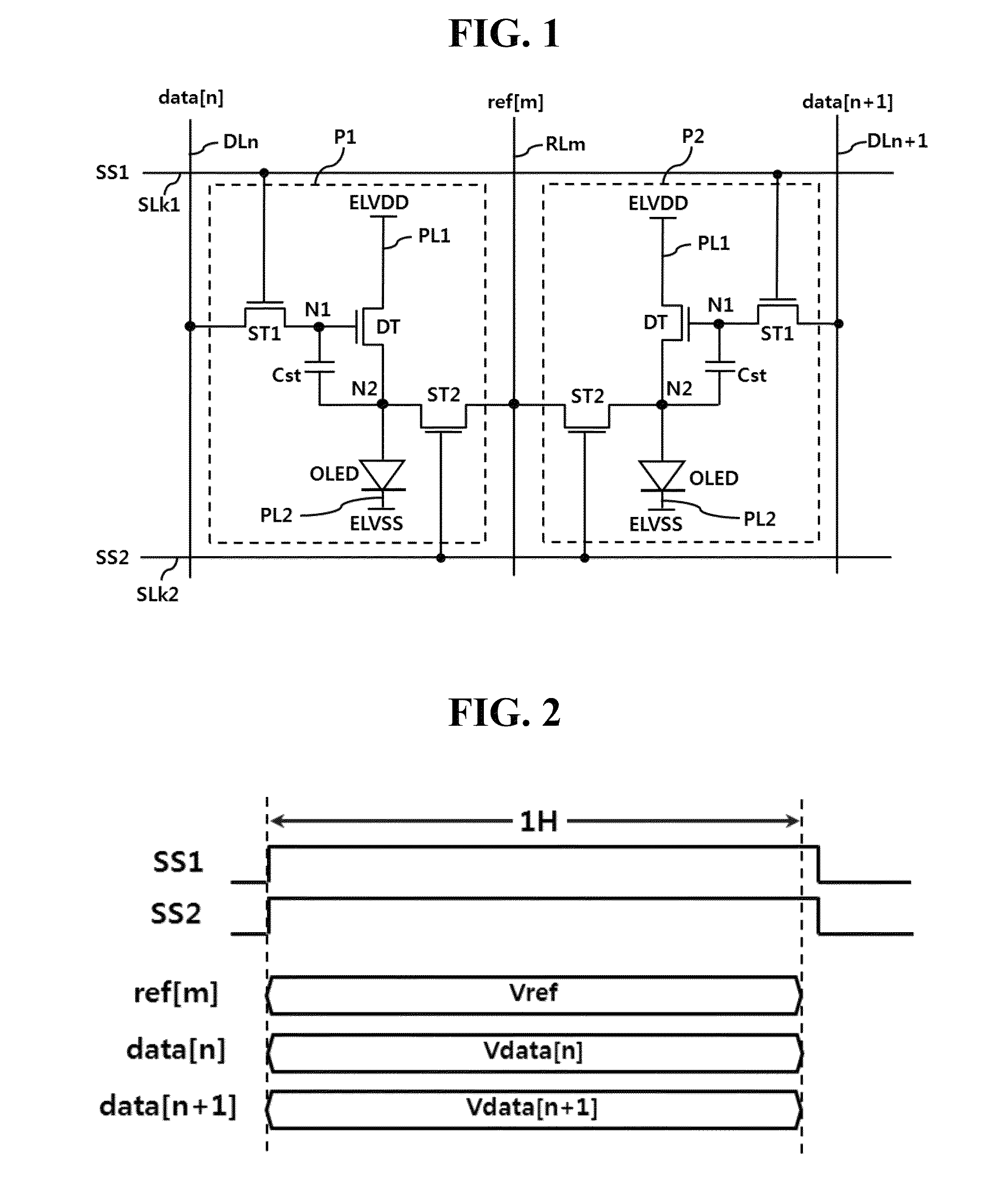 Organic light emitting diode display device for sensing pixel current and pixel current sensing method thereof