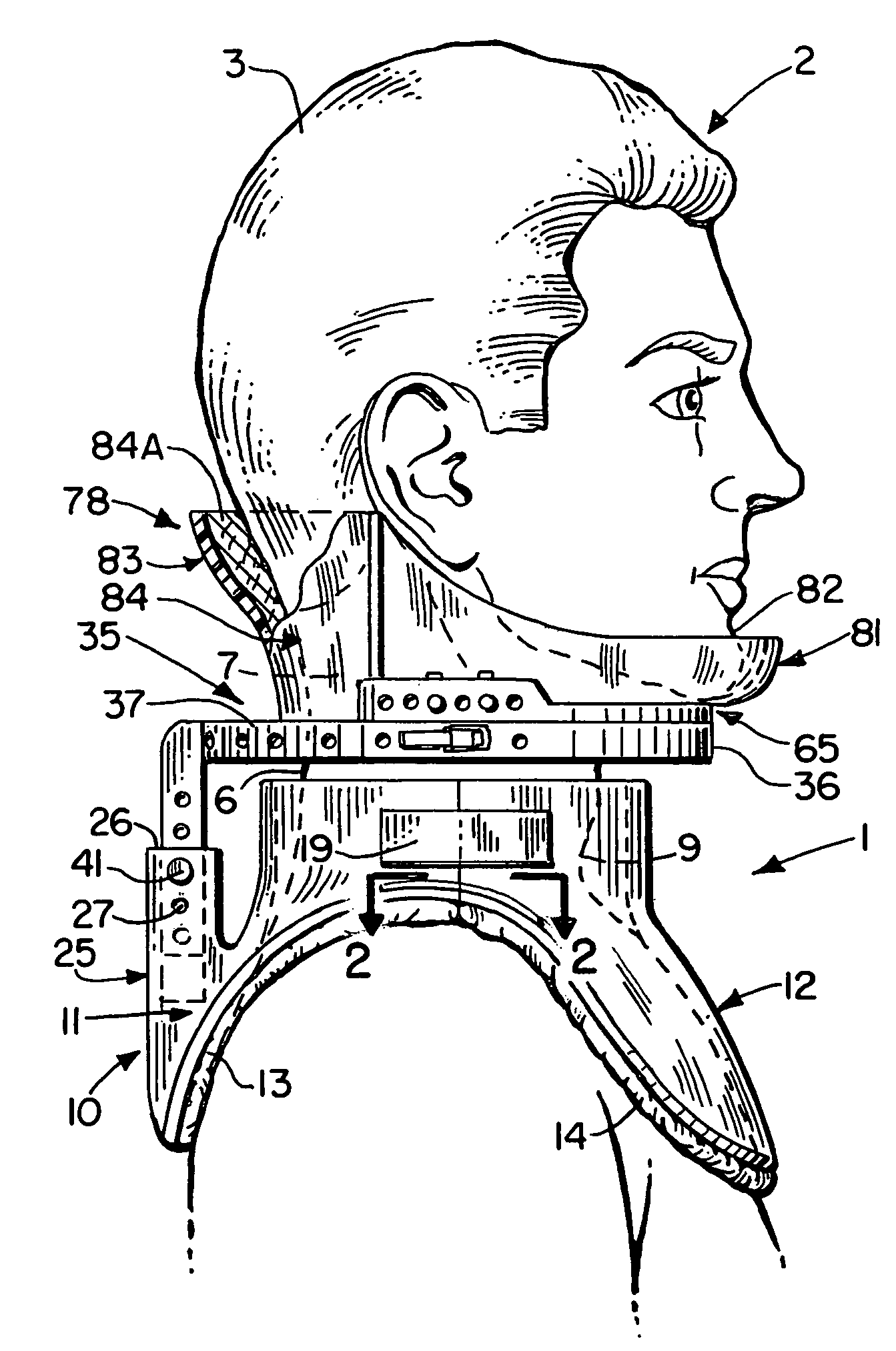 Cervical brace and therapy device