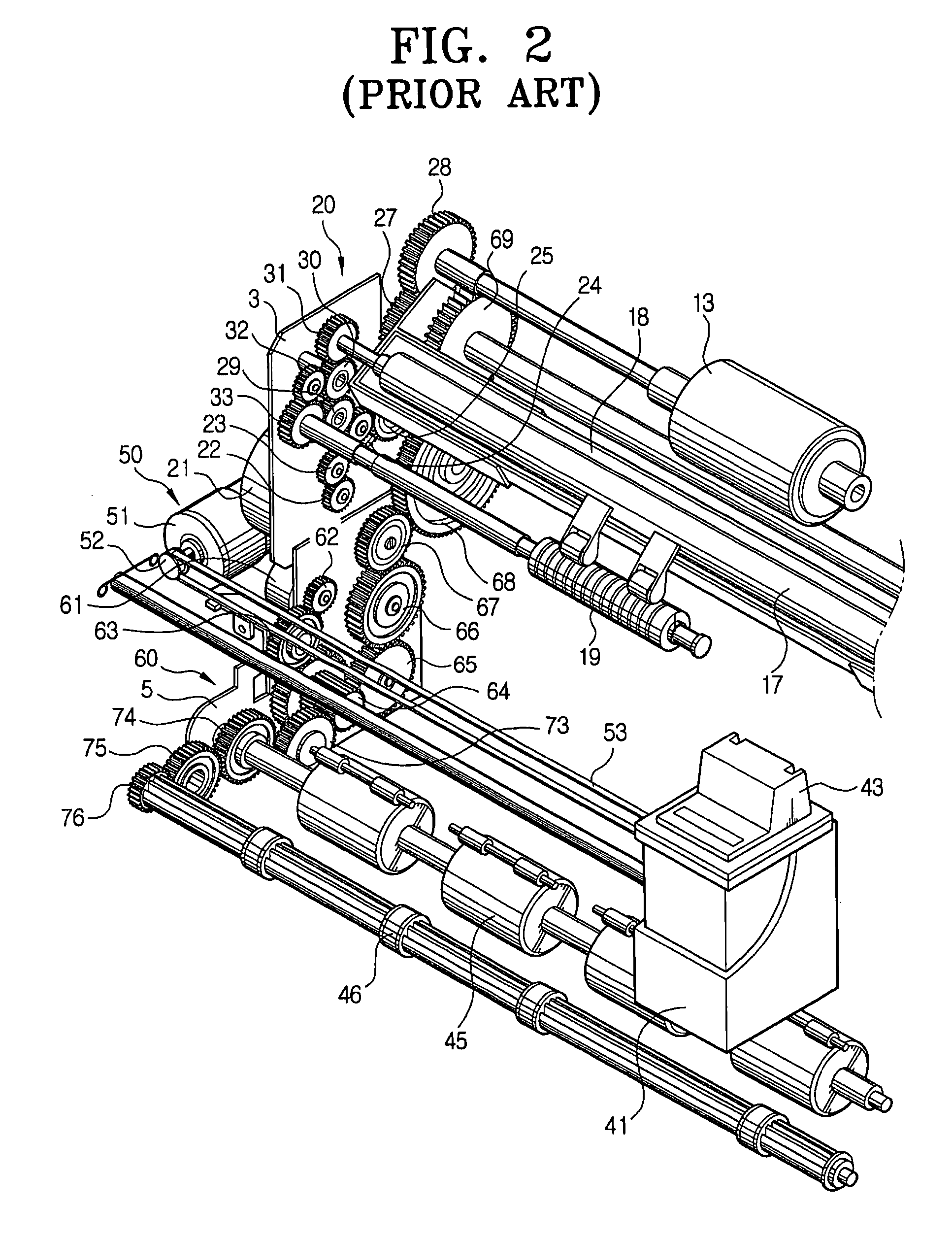 Power transmitting apparatus, power switching apparatus, and driving apparatus of multi-function machine using the same