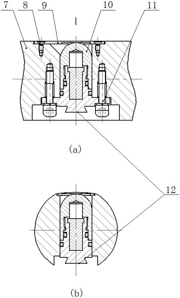 Source storage container structure used for small-diameter radioactive instrument